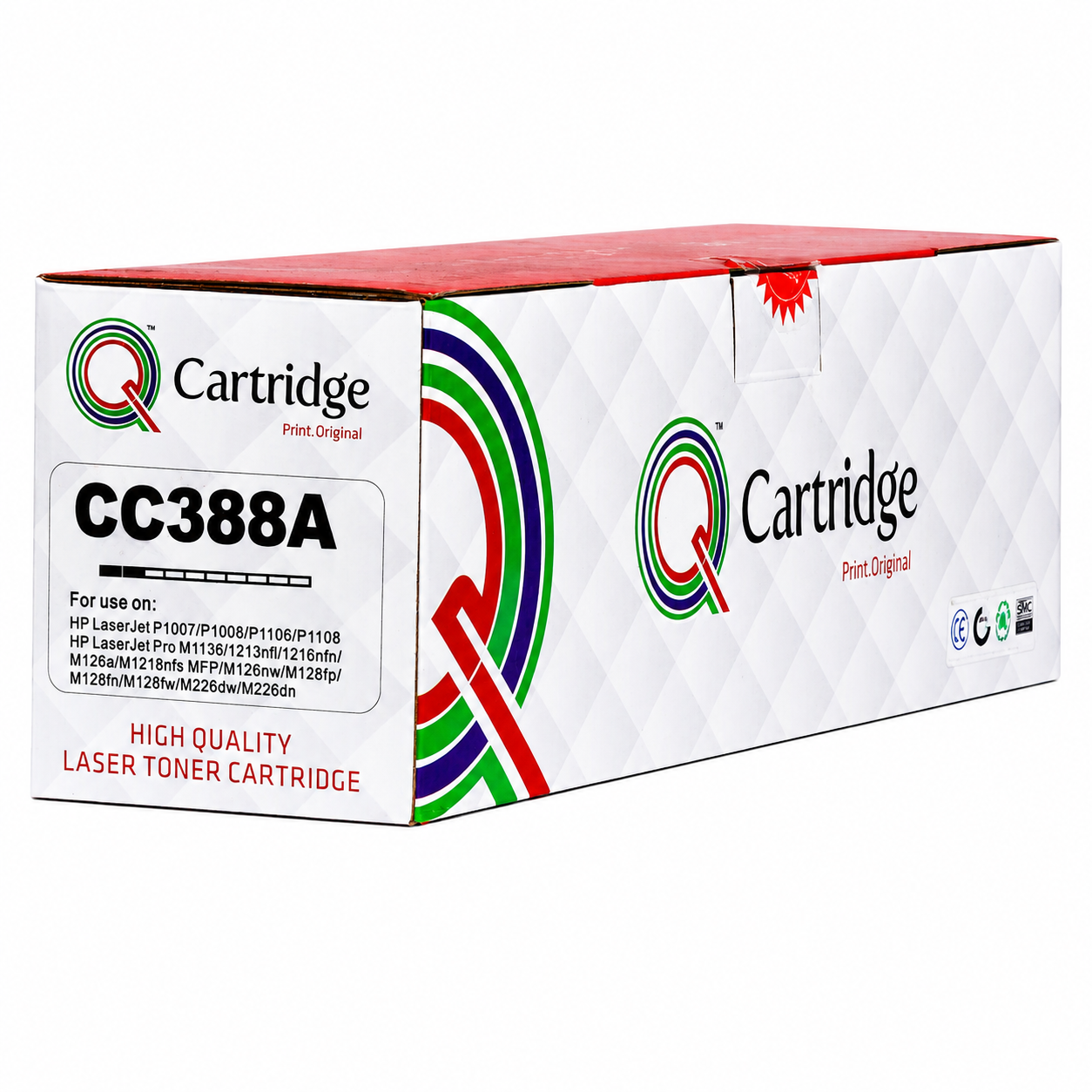 Q-Cartridge CC388A compatible toner cartridge for HP printers